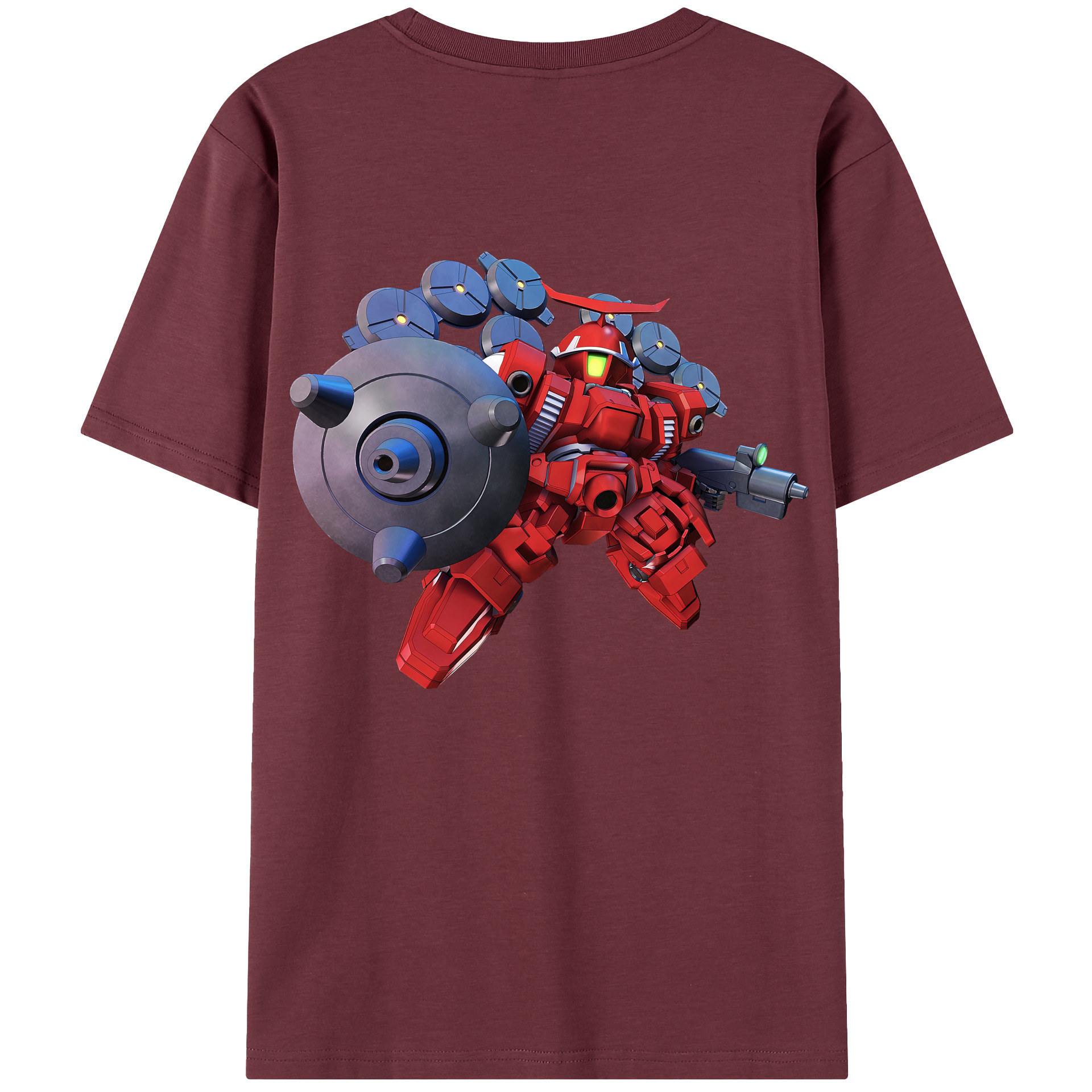 （画像用） 機動戦士ガンダム Mobile Suit Gundam 綿100％半袖Tシャツ（背面プリント）
